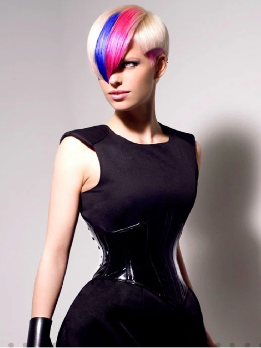 Artifice Clothing PVC Angled Corset Belt